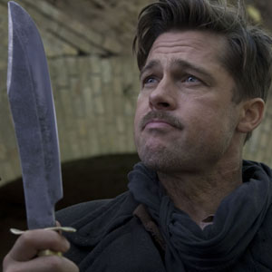 Brad Pitt as Aldo Raine in Ingl...