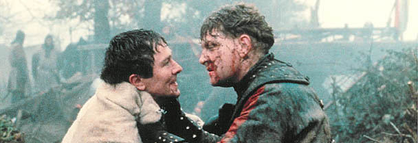 Kenneth Branagh, right, in Henry V - a role that got him noticed in Hollywood