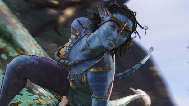 Zoe Saldana as Neytiri in Avatar 