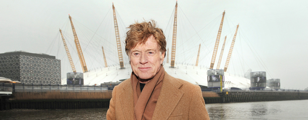 Robert Redford attended The O2 on 15th March 2011 for the initial announcement of Sundance London, taking place at The O2 from 26-29 April 2012