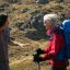 Filming on a mountain